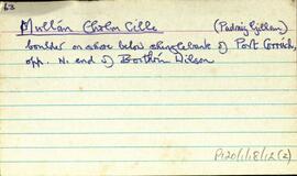 Features of the townland of Eochaill [Oghil], beginning with the letter M