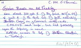 Features of the townland of Eoghanacht [Onaght], beginning with the letter S