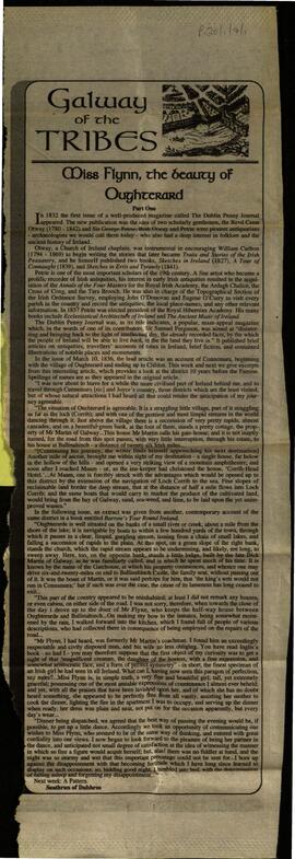 Miss Flynn, the beauty of Oughterard