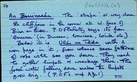 Features of the townland of Cill Mhuirbhigh [Kilmurvy], beginning with the letter B