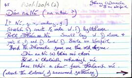 Features of the townland of Inis Oírr [Inisheer] beginning with the letter D