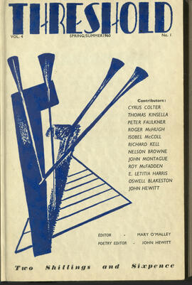 Spring/Summer 1960, Threshold Vol. 4, No. 1
