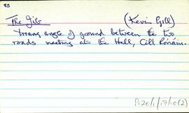 Features of the townland of Cill Éinne [Killeany], beginning with the letter J