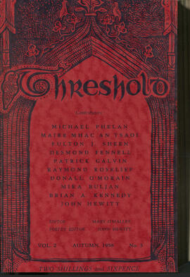 Autumn 1958, Threshold Vol. 2, No. 3