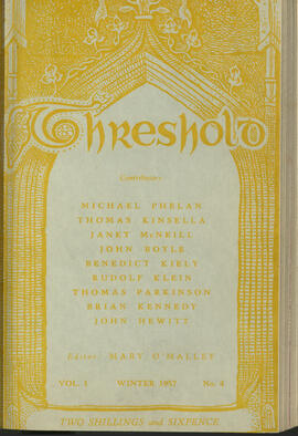 Winter 1957, Threshold Vol. 1, No. 4