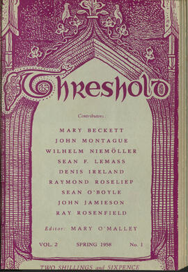 Spring 1958, Threshold Vol. 2, No. 1