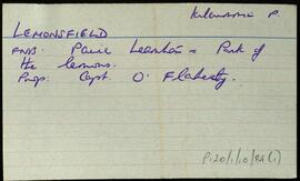 Lemonsfield / Lemonfield