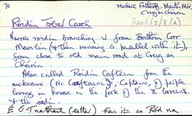 Features of the townland of Eoghanacht [Onaght], beginning with the letter R