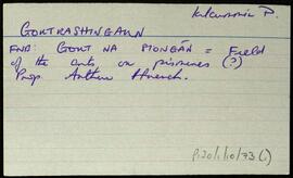 Gortrashingaun / Gortnashingaun