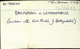Ballynakill or Letterfrack