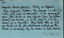 Features of the townland of Eochaill [Oghil], beginning with the letter I